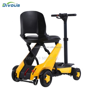 Scooter Eléctrico Plegable de Aluminio con Control Remoto de un Clic, Totalmente Automático, para Personas Mayores y con Discapacidad - Product Image 3