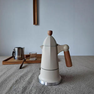 Amz Hot Italian Style 3-Cup 150ml Aluminium Moka Pot Espresso <span class=keywords><strong>Percolateur</strong></span> Petit Portable Cuisinière <span class=keywords><strong>Cafetière</strong></span> - Product Image 2