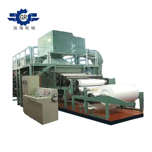 1092mm small green recycled a4 paper making machine fourdrinier multi-cylinder paper machine