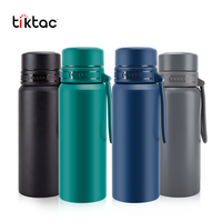 En gros 600ml 720ml Double Mur En Acier Inoxydable Isolation Sous Vide Voyage Sport Bouteille D'eau