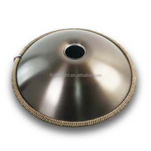 <span class=keywords><strong>Tambor</strong></span> de Mano Gold Steelpan, Handpan Mandala de 22 Pulgadas y 12 Notas, Handpan de Dibujos Animados con Bolsa y Soporte - Product Image 4