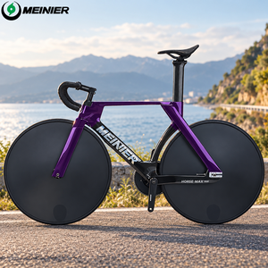 700c 3k Carbon <b>Frame</b> with Front and Rear Solid Disc Wheels Single Speed Track for Racing 1. Meinier Tr688 is a - Product Image 1
