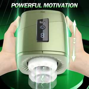 New Fashion Design 2 in 1 Rotierende Schub vibration Männlicher Mastur bator Cup Sexspielzeug für Masturbation bei Erwachsenen - Product Image 3