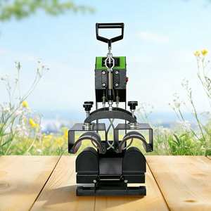 Presse à chaud double station pour protège-tibias, machine de transfert par sublimation pour impression personnalisée sur protège-tibias sportifs - Product Image 3