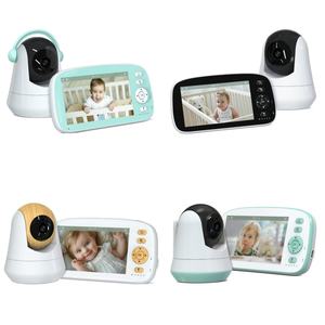 Pantalla grande de fábrica Larga espera Detección de llanto Niñera electrónica Monitor de bebé de video inalámbrico inteligente de 5 pulgadas con cámara - Product Image 2
