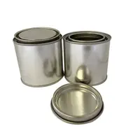Small Round Sealing Type Empty 1/2 Pint Tin Cans for Paint