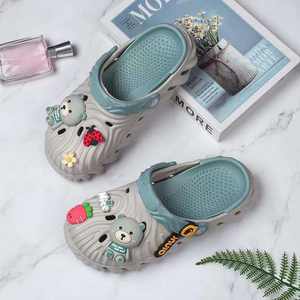 รองเท้าแตะลายการ์ตูนสีชมพูสำหรับผู้หญิง รองเท้าแตะชายหาดน้ำหนักเบา พื้นนุ่ม ใส่ได้ทุกฤดูกาล QN-1853 - Product Image 2