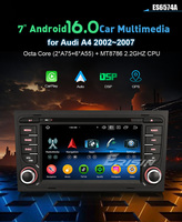 Stock UE Erisin ES6574A Système de navigation GPS Android 7 pouces avec écran partagé Android Auto & Stéréo pour Audi A4/SEAT EXEO Autoradio