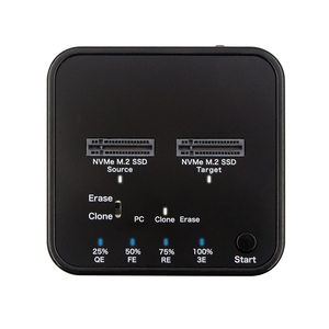 Station d'accueil AOTECH 20 Gbps NVMe M.2 à double baie pour clonage hors ligne, <span class=keywords><strong>USB</strong></span> <span class=keywords><strong>C</strong></span> vers NVME pour disques durs SSD M2 M Key - Product Image 1