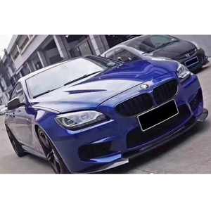 Para BMW Serie 6 F06 Gran Coupé de 4 Puertas M6/F13 Coupé de 2 Puertas M6, Labio Delantero de Fibra de Carbono Estilo V, 2011-2018 - Product Image 6