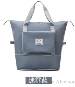 Sac de voyage pliable personnalisé avec logo, sac de yoga et de fitness pour femme, grande capacité, sac de sport imperméable, sac fourre-tout pour femme Tanjing - Product Image 1