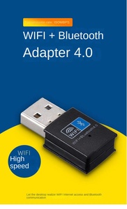 USB 150Mbps Wifil + Bluetooth 4.0 Mini Không Dây Receiver Bên Ngoài Thiết Bị Máy Tính Tương Thích Đa Hệ Thống Thiết Kế - Product Image 3