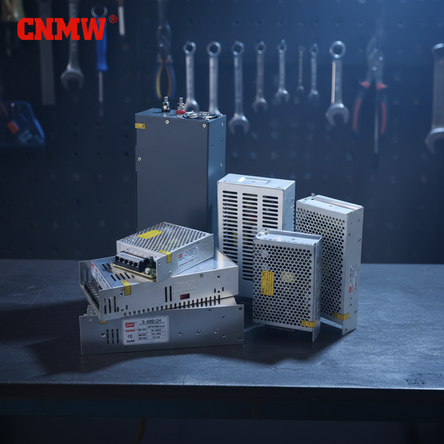 CNMW S-400-24 24V 400W AC-DC Power Supply 90-264VAC Input LED Lighting Industrial Use Aluminium Case