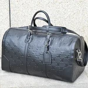 Pu Leather Weekender Waterproof Women Men Custom Logo Luxury Designer High Quality Duffel Travel Bag