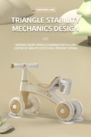 Expédition directe d'usine, jouets pour enfants, trottinette à quatre roues en plastique pour l'extérieur avec siège, 1-3 ans, charge maximale 50 kg