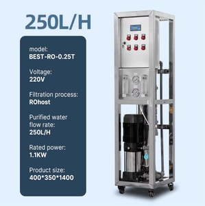 <span class=keywords><strong>Impianto</strong></span> di Trattamento Acqua a <span class=keywords><strong>Osmosi</strong></span> Inversa 250 - 1000LPH, Sistema RO in Acciaio Inox 304, Macchina Commerciale per Desalinizzazione di Acqua Salmastra - Product Image 4