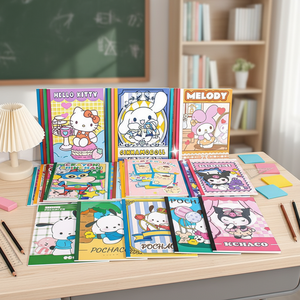 <span class=keywords><strong>Cuaderno</strong></span> de Tapa Dura con Diseño de Kuromi, <span class=keywords><strong>para</strong></span> Estudiantes, Tamaño B5, Grueso, con 50 Hojas, Impresión UV, Venta al Por Mayor - Product Image 1
