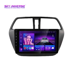Android Car DVD Player For Suzuki S-Cross SX4 2014-2017 2 Din Stereo WIFI GPS Navigation Multimedia Player Head Unit DSP BT