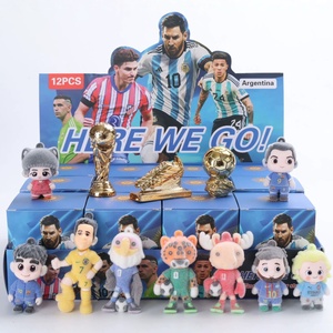 Giocattolo Mascotte di Calciatori Celebri in Gomma Floccata per Blind Box, Messi <span class=keywords><strong>Cristiano</strong></span> <span class=keywords><strong>Ronaldo</strong></span> - Product Image 1