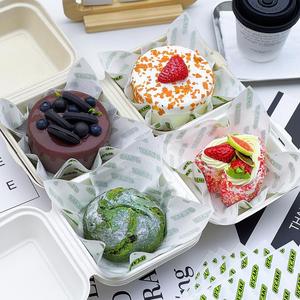 Papier d'emballage pour sandwichs, personnalisé, imprimé, biodégradable, résistant à la graisse, pour boulangerie, pain, beurre, côté simple en PE - Product Image 3