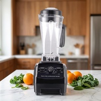 Blender commercial 2L pour usage hôtelier et domestique, 9 vitesses, lames en acier inoxydable, faible niveau sonore, appareil de cuisine électrique