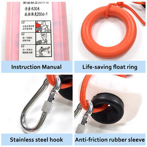 الأكثر مبيعًا بالجملة. نوع جديد من. صوفي حبل الإنقاذ المحمول. تتوفر خيارات 30m و 45m. مع حلقات عائمة. - Product Image 2