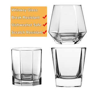 Verre à whisky transparent incassable <span class=keywords><strong>de</strong></span> style classique, résistant au lave-vaisselle, avec base robuste et haute clarté – <span class=keywords><strong>Service</strong></span> tout-<span class=keywords><strong>en</strong></span>-un - Product Image 1
