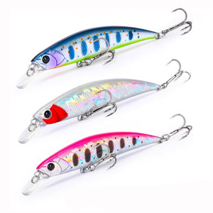 70mm Wobbler Crankbait 10g dur basse ABS grande truite <span class=keywords><strong>brochet</strong></span> sébaste <span class=keywords><strong>leurre</strong></span> de pêche eau douce naufrage méné leurres pour rivière - Product Image 1