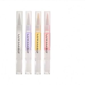 Vente en gros Marque propre Argent et Or brillant 2ml 4ml 5ml Flacon pompe vide en aluminium pour revitalisant pour ongles et huile pour cuticules avec pinceau et sérigraphie - Product Image 1