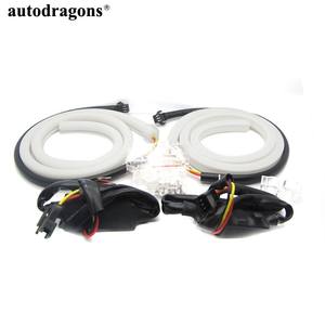 Autodragons Striscia LED Flessibile per Fari Diurni con Effetto Occhio d'Angelo Commutabile 30CM 45CM 60CM 85CM Luce Decorativa DRL - Product Image 5