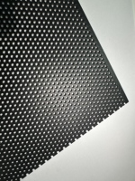 Maille en aluminium perforée noire thermolaquée standard australienne pour porte de sécurité et moustiquaire