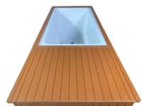 Cedar Lover Cold Therapy Pool Elektrisches Cool Spa Tub System Outdoor Cold Plunge Chiller und Filter Ice Bath