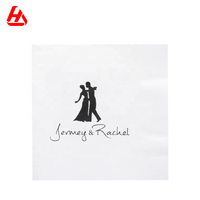 Serviettes de table en papier avec Logo personnalisé, serviette de table en aluminium imprimé