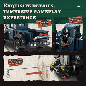 EIKEE Y26011 Power Wagon Car Model Building <strong>Blocks</strong> Sets MOC Puzzle Assembly <strong>Bricks</strong> <strong>Blocks</strong> Toys for Kids Christmas Gift - Product Image 5
