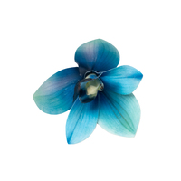 Fleurs artificielles en soie, orchidées, verdure, matériaux floraux pour décors de scène, ornements de salon de thé de style chinois