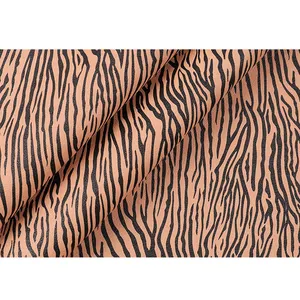 نسيج بولي كلوريد الفينيل جلد اصطناعي ناعم حمار وحشي طباعة حيوانات لحقيبة اليد ملابس-لإكسسوارات الموضة - Product Image 2