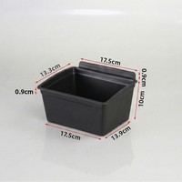 Scatola Portautensili in Plastica Resistente con Divisori, Organizzatore Multifunzionale da Scrivania per Viti e Componenti, Direttamente dalla Fabbrica