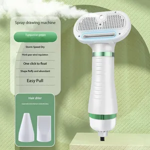 2-1 Pet Comb Spray Hair Dryer to Remove Floating Hair for Cats and Dogs with One Click