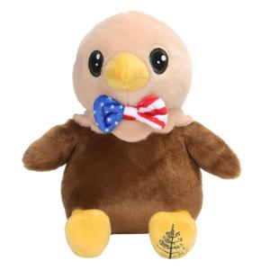 Peluche Aquila in Cotone PP Personalizzabile con Fiocco, Produzione OEM ODM - Product Image 1