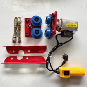 <span class=keywords><strong>Mini</strong></span>-treuil électrique à câble métallique 0,5T 1T avec monorail 1000KG - Product Image 2