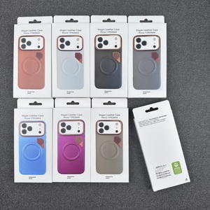 Funda Magnética Personalizada para Teléfono con Detalle de Ventilación para Cámara, Envuelta <span class=keywords><strong>en</strong></span> Cuero, para <span class=keywords><strong>iPhone</strong></span> 18 <span class=keywords><strong>Pro</strong></span> <span class=keywords><strong>Max</strong></span> y Samsung Galaxy S26 Ultra - Product Image 3