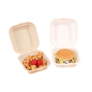 ケーキバーガーサンドイッチランチ用の紙箱食品包装箱