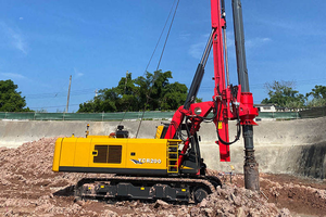 Pile driver robuste YCR16D, 164 kW, <span class=keywords><strong>poids</strong></span> opérationnel de 51 tonnes, profondeur de 50 m, haute efficacité, machine de construction de ponts de grande envergure - Product Image 5