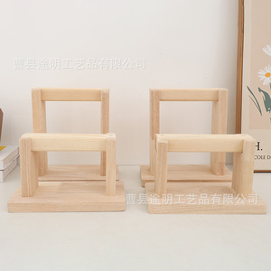 บาร์ดึงข้อแนวนอนไม้เนื้อแข็ง 23x13.5x14 ซม. อุปกรณ์ออกกำลังกายอเนกประสงค์สำหรับใช้ในบ้าน - Product Image 3