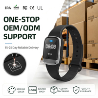 Bracelet anti-moustiques électronique portable, répulsif ultrasonique, rechargeable par USB-C, pour extérieur, parc, maison