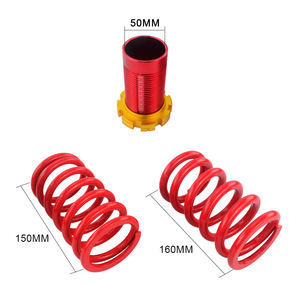 Kit de suspension fileté Poyracing avec support supérieur en aluminium rouge pour Honda Civic 88-00 – Système de réglage des amortisseurs - Product Image 5