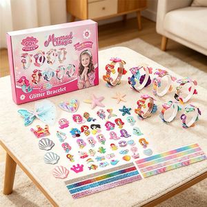 Lovely Butterfly Hairband Set Girls DIY Bracelet Plastic Alice <b>Headbands</b> Cartoon <b>Bow</b> Craft Gift Retail Pack Bulk - Product Image 5