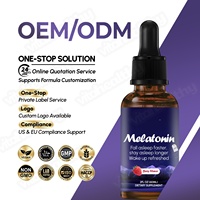 Vitahealthy OEM/ODM Prix direct usine Gouttes de mélatonine pour adultes pour s'endormir plus rapidement et se réveiller rafraîchis Gouttes pour insomnie