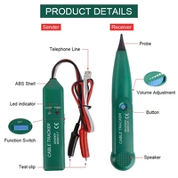 Localizador de Cables Telefónicos MAYILON MS6812, Rango de Frecuencia de Recepción de 100Hz~300kHz, Herramienta UTP, Probador de Cables de Red LAN, Buscador de Líneas
