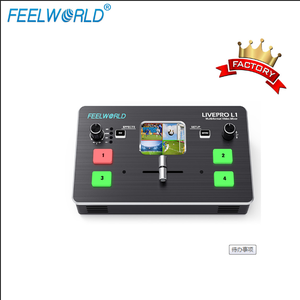 FEEL WORLD Video Mixer <span class=keywords><strong>Switcher</strong></span> Live-Streaming Neueste <span class=keywords><strong>4</strong></span> HD-Eingänge USB 3.0 Livestream ing und Aufnahme LIVEPRO L1 4k Video Mixer - Product Image 3